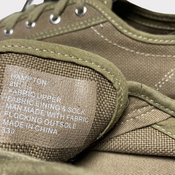 Steve Madden Hampton Olive Green Flatform Espadrille Sneakers 8B - Picture 11 of 16